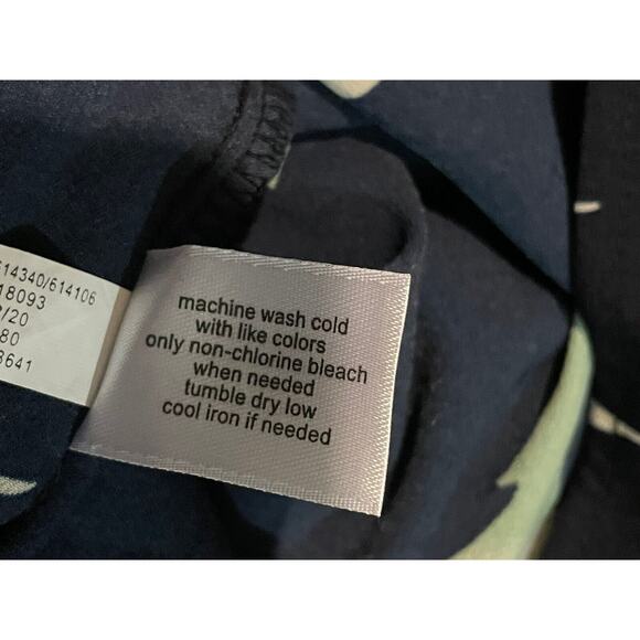 Lane Bryant Blue Floral Ruffle Sleeve Blouse Women’s Size 22L - Picture 7 of 7